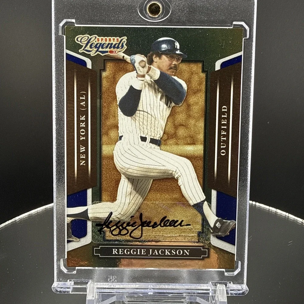 2008 Donruss Playoff Reggie Jackson On Card Auto /25 Rare